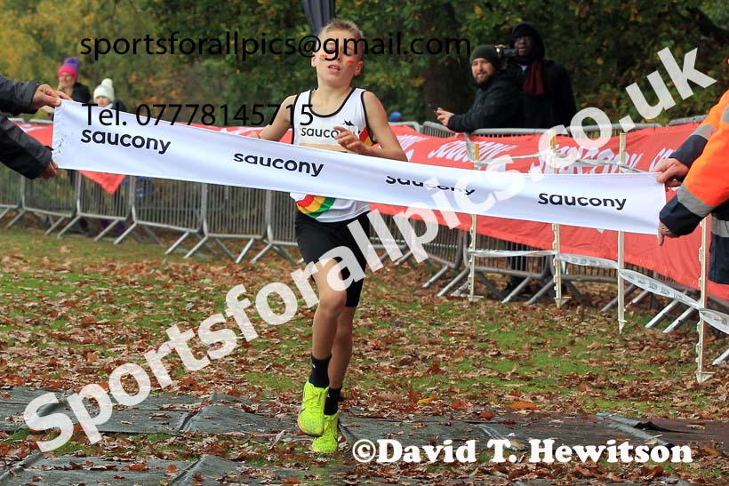 Boys Under-13s, 2022 National Cross Country Relays, Berry Hill Park, Mansfield.  Photo: David T. Hewitson/Sports for All Pics